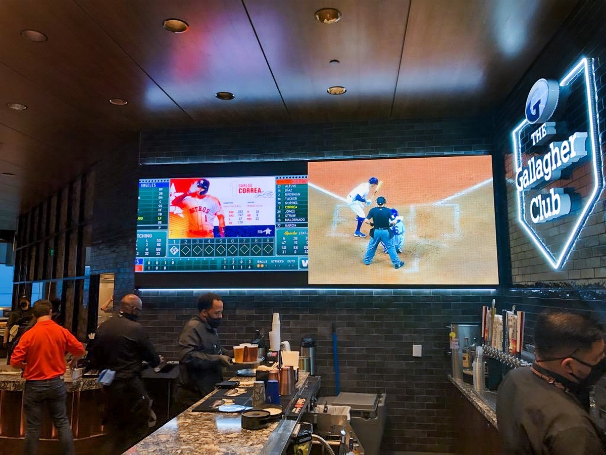 The Gallagher Club at Minute Maid Park; Indoor 1.5mm, 4'6" x 13', Houston, TX